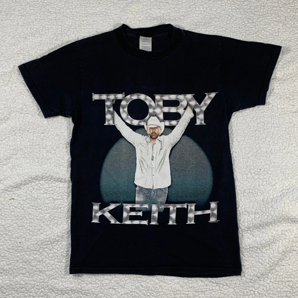 Toby Keith 2008 Double Sided Tee Concert T-shirt Biggest and Baddest Tour Small
